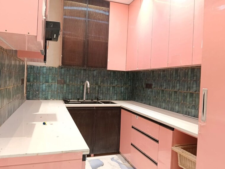 Kitchen, amar colony 2 Bedroom 1000 Sq.Ft. Builder Floor In Amar Colony Delhi 10228701