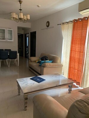 Living Room in 3 BHK Apartment at Nimbus The Hyde park, Sector 78 – for Rent