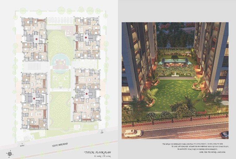 Master Plan, vesu 4 Bedroom 4000 Sq.Ft. Apartment In Vesu Surat 10228760