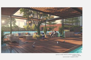 Swimming Pool in 4 BHK Apartment at Vesu – for Sale