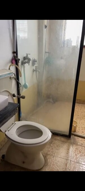 Bathroom in 3 BHK Apartment at Royal Palms, Goregaon East – for Rent