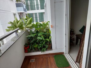 Balcony in 2 BHK Apartment at Mana Uber Verdant II, Sarjapur Road – for Rent