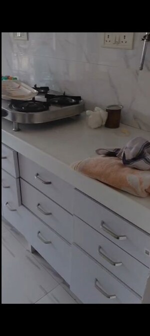 Kitchen in 2 BHK Apartment at Royal Palms Garden View, Goregaon East – for Rent