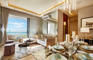 Living Room in 3 BHK Apartment at Piramal Mahalaxmi, Mahalaxmi – for Rent