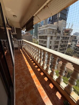 Balcony in 2 BHK Apartment at Hashu Niwas, Bandra West – for Rent