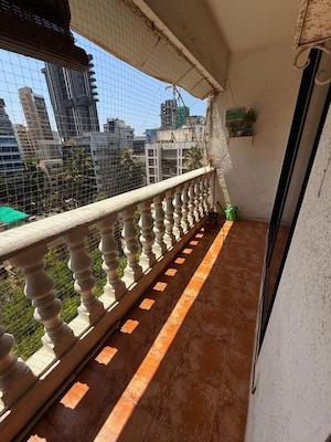 Balcony in 2 BHK Apartment at Hashu Niwas, Bandra West – for Rent