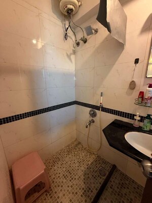 Bathroom in 2 BHK Apartment at Hashu Niwas, Bandra West – for Rent