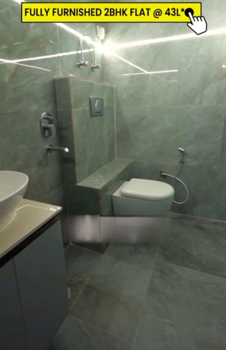Bathroom, tusyana 2 Bedroom 1100 Sq.Ft. Builder Floor In Tusyana Greater Noida 10223808