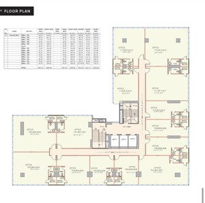 Floor Plan in  Office Space at Baner Gaon – for Sale