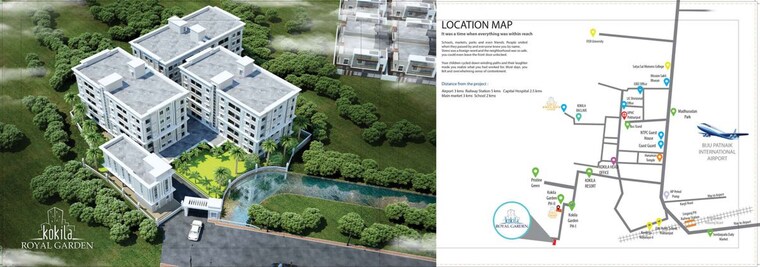 Master Plan, pokhariput 3 Bedroom 1134 Sq.Ft. Apartment In Pokhariput Bhubaneswar 10228768