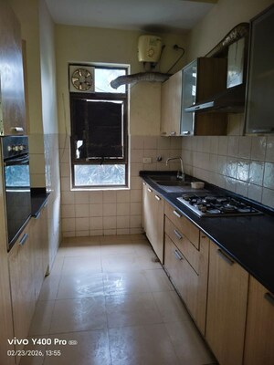 Kitchen in 3 BHK Apartment at Unitech Fresco, Sector 50 – for Rent