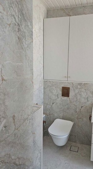 Bathroom in 3 BHK Apartment at Hubtown 25 South, Prabhadevi – for Rent