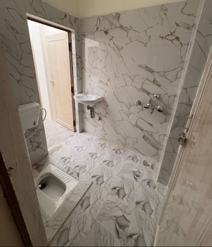 Bathroom in 1 RK Builder Floor at Bakshi Ka Talab – for Rent