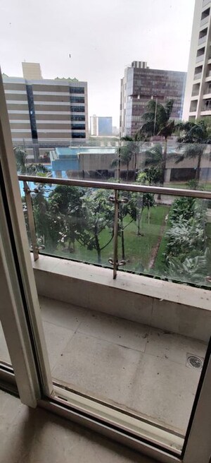 Balcony in 3 BHK Apartment at Lodha Fiorenza, Goregaon East – for Rent