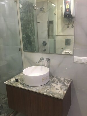 Bathroom in 3 BHK Builder Floor at East Of Kailash – for Rent