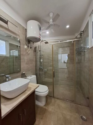 Bathroom in 4 BHK Builder Floor at Anand Niketan – for Rent