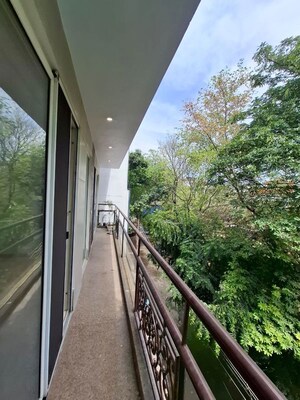 Balcony in 4 BHK Builder Floor at Anand Niketan – for Rent