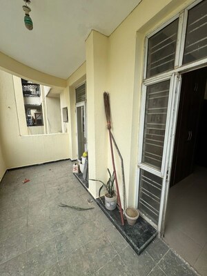 Balcony in 3.5 BHK Apartment at Aditya Mega City, Vaibhav Khand – for Rent