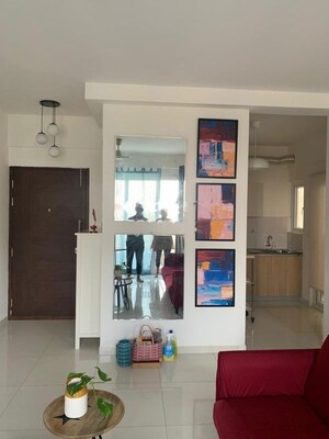 Living Room in 2 BHK Apartment at Godrej Aqua, International Airport Road – for Rent