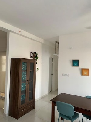Living Room in 2 BHK Apartment at Godrej Aqua, International Airport Road – for Rent