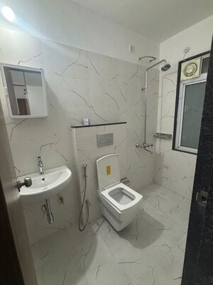 Bathroom in 2 BHK Apartment at Gada Anutham, Hadapsar – for Rent