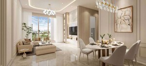 Living Room in 3 BHK Apartment at Mahalaxmi – for Rent