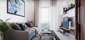 Living Room in 2 BHK Apartment at Sanarelli Apartment, Dundigal – for Sale
