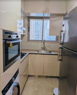 Kitchen in 1 BHK Apartment at Hiranandani Regent Hill, Powai – for Rent