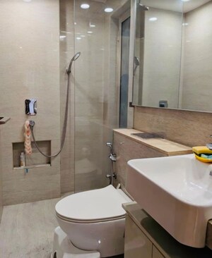 Attached Bathroom in 1 BHK Apartment at Hiranandani Regent Hill, Powai – for Rent