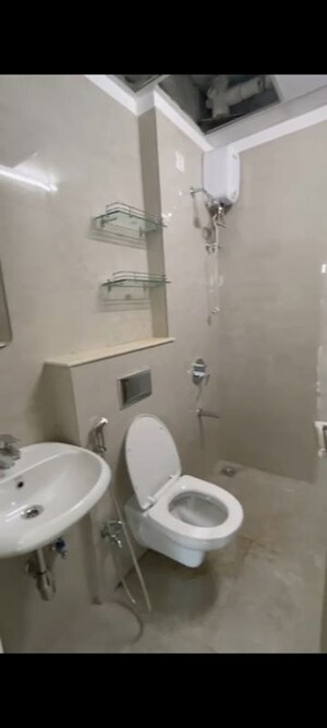 Bathroom in 2 BHK Apartment at Sheth Vasant Oasis, Andheri East – for Rent