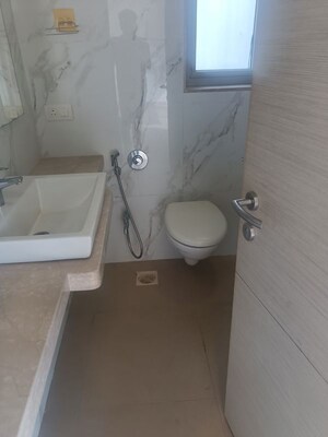 Bathroom in 3 BHK Apartment at Suraj Tranquil Bay 1, Prabhadevi – for Rent