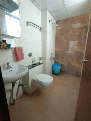 Bathroom in 2 BHK Apartment at Vilas Javdekar Yashwin, Hinjewadi Phase 2 – for Rent