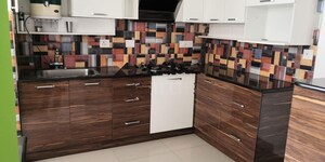 Kitchen in 3 BHK Apartment at Bhartiya Nikoo Homes, Thanisandra Main Road – for Rent