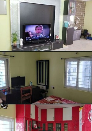 Kitchen in 3 BHK Apartment at Rainbow Vistas, Hi Tech City – for Rent