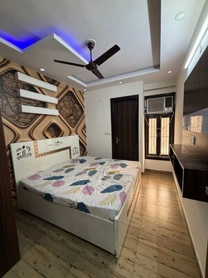 Bedroom in 2 BHK Builder Floor at Dwarka Mor – for Rent