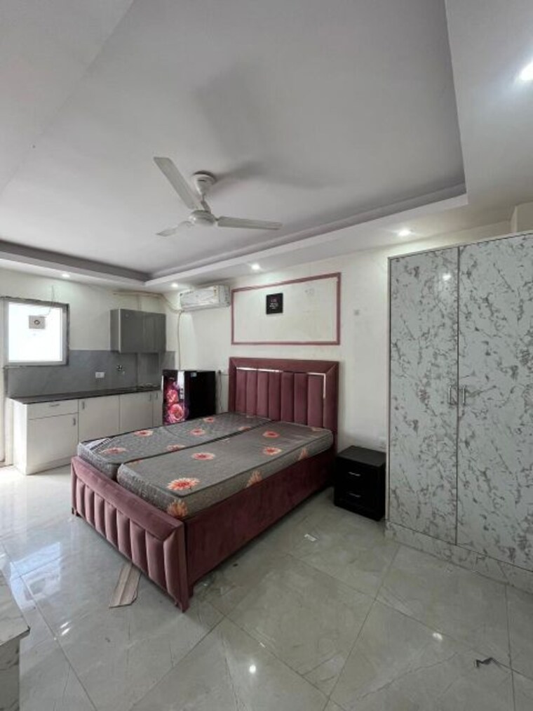 Bedroom, sector 43 1 RK 450 Sq.Ft. Builder Floor In Sector 43 Gurgaon 10230823