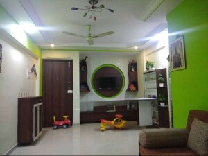 Living Room in 1 BHK Apartment at Sai Baba Vihar Complex, Ghodbunder Road – for Rent