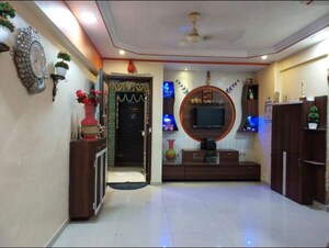 Living Room in 1 BHK Apartment at Sai Baba Vihar Complex, Ghodbunder Road – for Rent