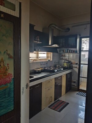 Kitchen in 2.5 BHK Apartment at Shriya West Metro, Chanda Nagar – for Rent