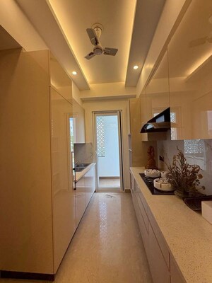 Kitchen in 3 BHK Apartment at Raj One Good Earth, Sector 71 – for Rent