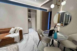 Living Room in 1 BHK Apartment at Neelkanth Zen, Pokhran Road No Two – for Sale