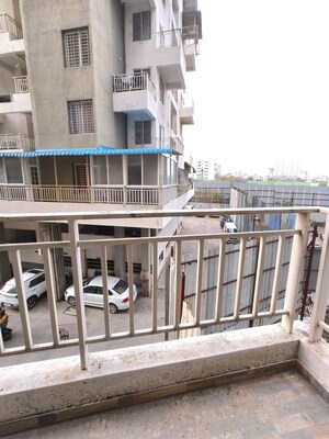 Balcony in 3 BHK Apartment at 38 Park Majestique, Undri – for Rent