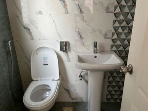 Bathroom in 3 BHK Apartment at Balewadi – for Rent