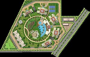 Master Plan in 3 BHK Apartment at ATS Tourmaline, Sector 109 – for Sale