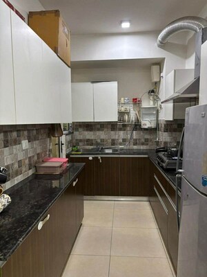 Kitchen in 3 BHK Apartment at Sushma Chandigarh Grande, Lohgarh – for Rent