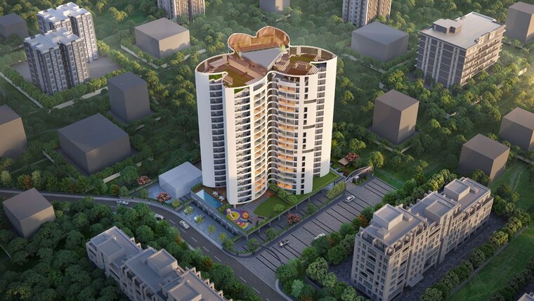 Exterior View, krishna-fairmont 3 Bedroom 1065 Sq.Ft. Apartment In Wakad Pune 10231950