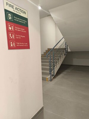 Staircase in 2 BHK Apartment at Bestech Park View Ananda, Sector 81 – for Rent