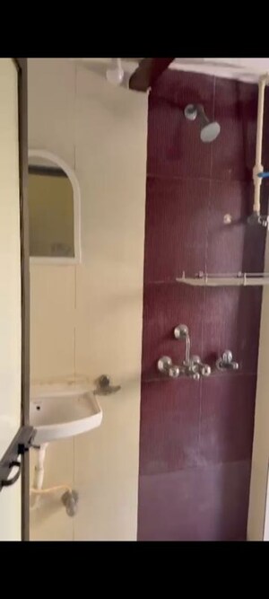 Bathroom in 1 BHK Apartment at Om Sai Plaza, Ghodbunder Road – for Rent