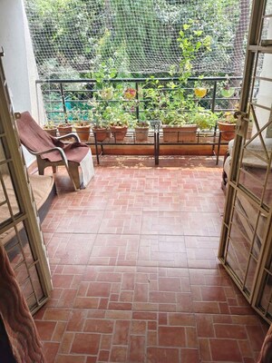 Balcony in 2 BHK Apartment at Pethkar Samrajya, Kothrud – for Rent