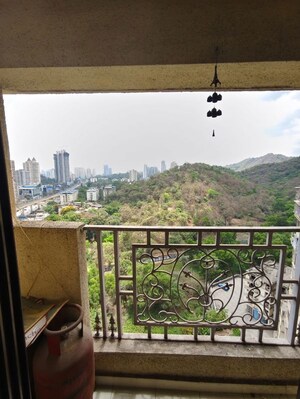 Balcony in 2 BHK Apartment at Cosmos Jewels, Ghodbunder Road – for Rent